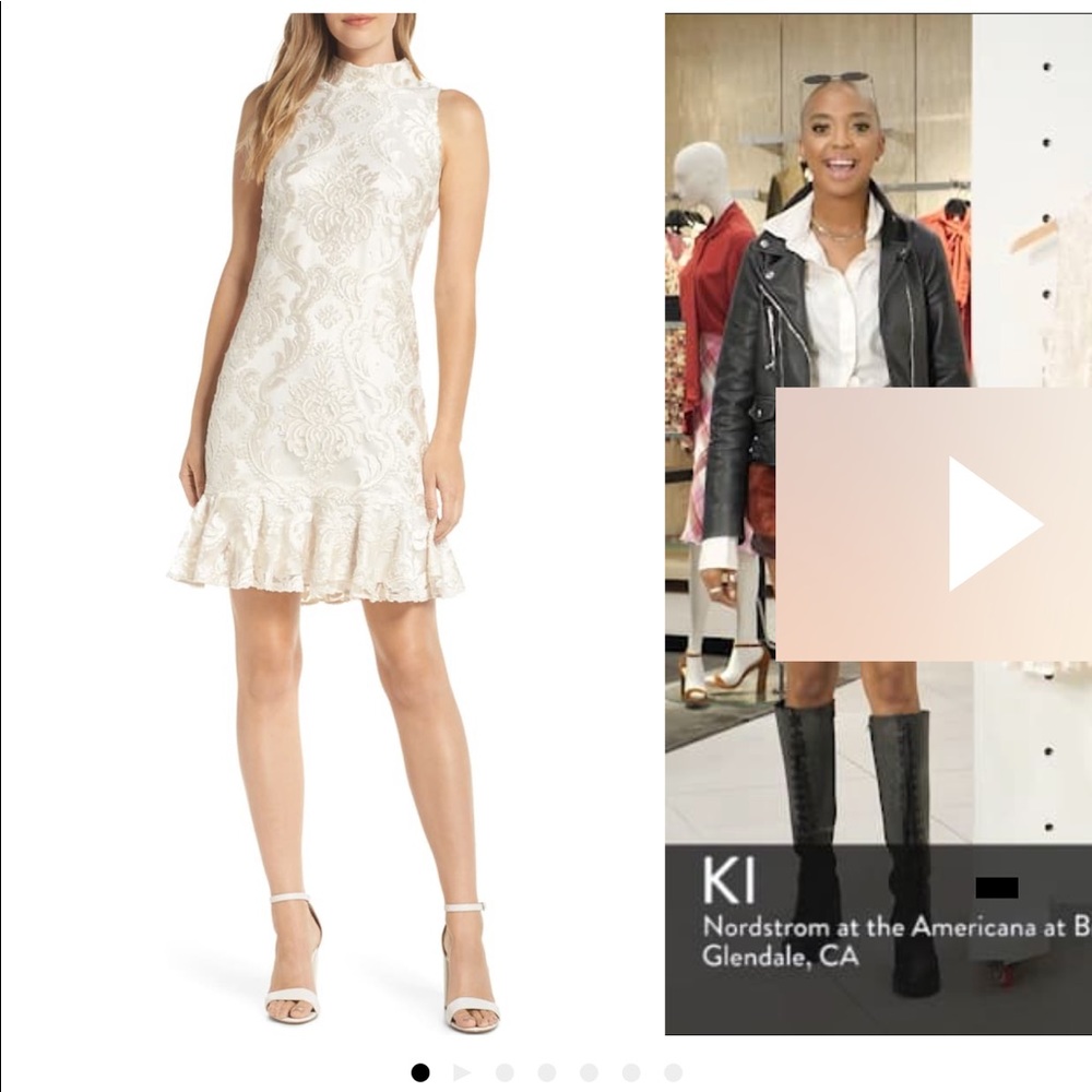 Sleeveless Jacquard Dress WORN ONCE